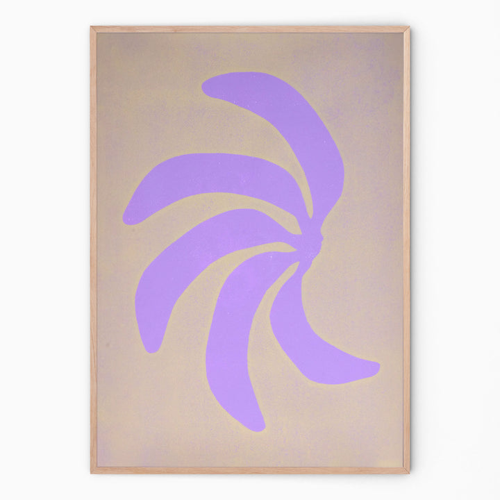 Lilac print gallery wall ideas | handmade art print | Enkel Art Studio